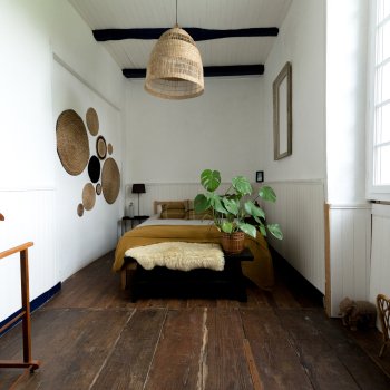 Chambre Félicité, vue du lit
