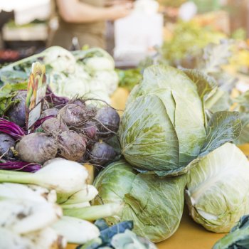 Légumes sur un marché